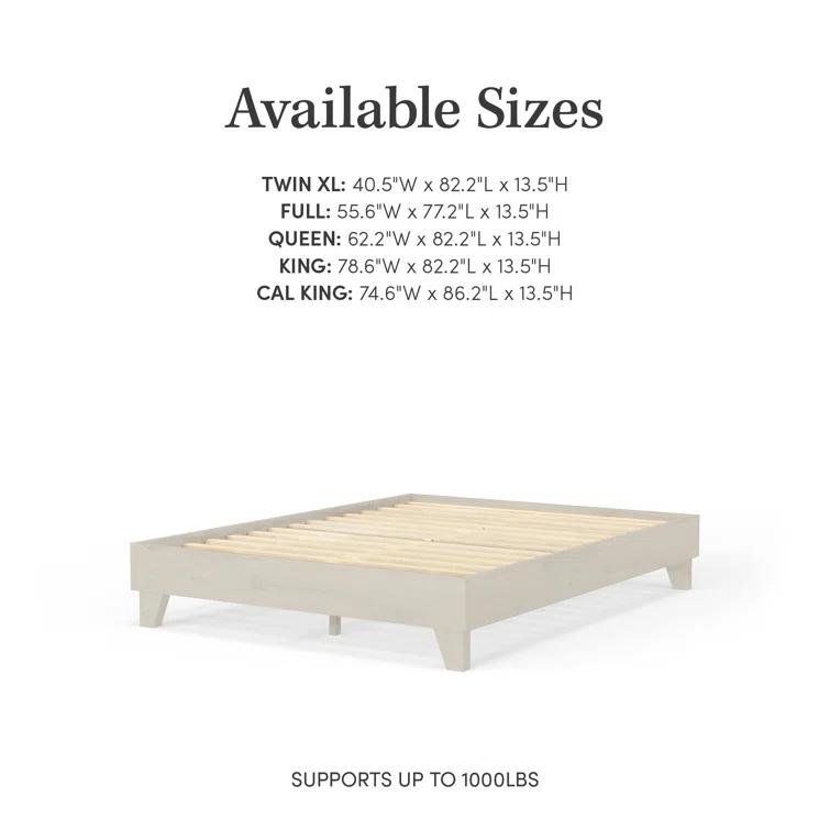 Dedrie Solid Wood Bed