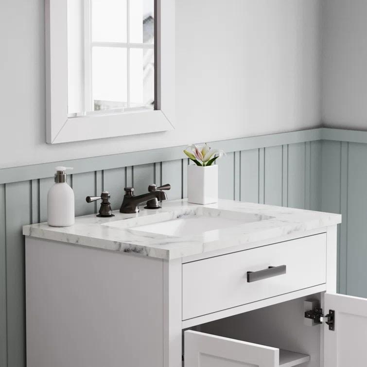 Carlson Widespread Bathroom Faucet with Drain Assembly