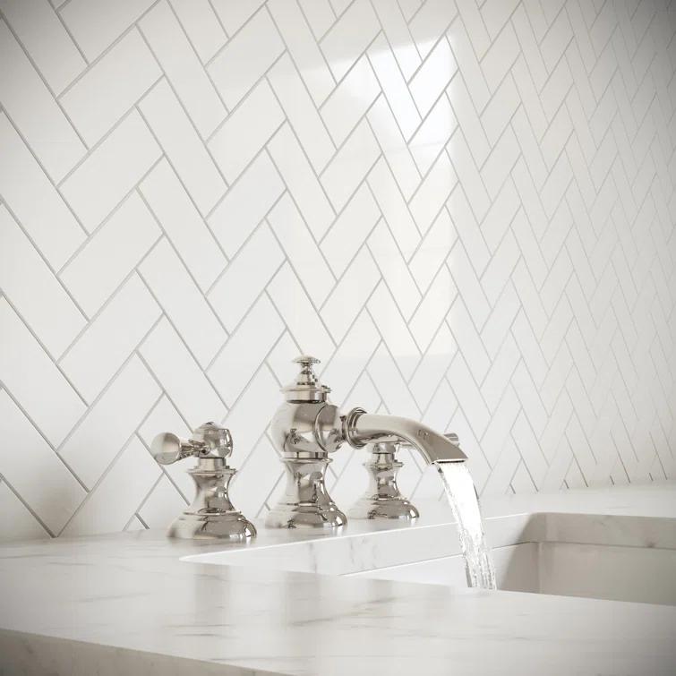 Widespread 2-handle Bathroom Faucet with Drain Assembly