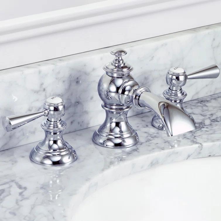 Widespread 2-handle Bathroom Faucet with Drain Assembly