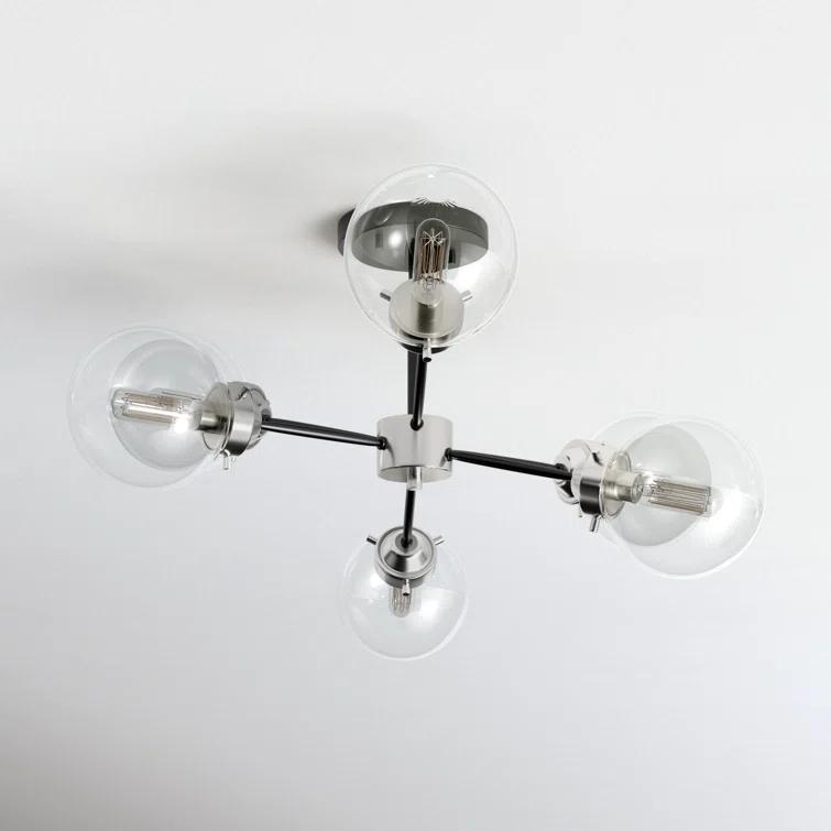 Blevins Glass Semi Flush Mount