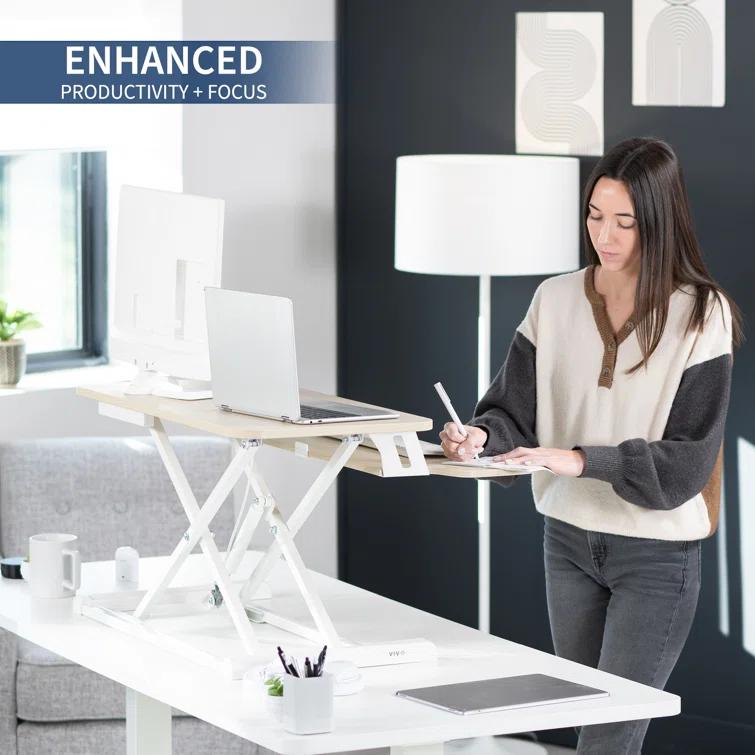 VIVO Height Adjustable Standing Desk Converter (DESK-V000K Series)