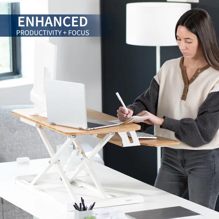 VIVO Height Adjustable Standing Desk Converter (DESK-V000K Series)
