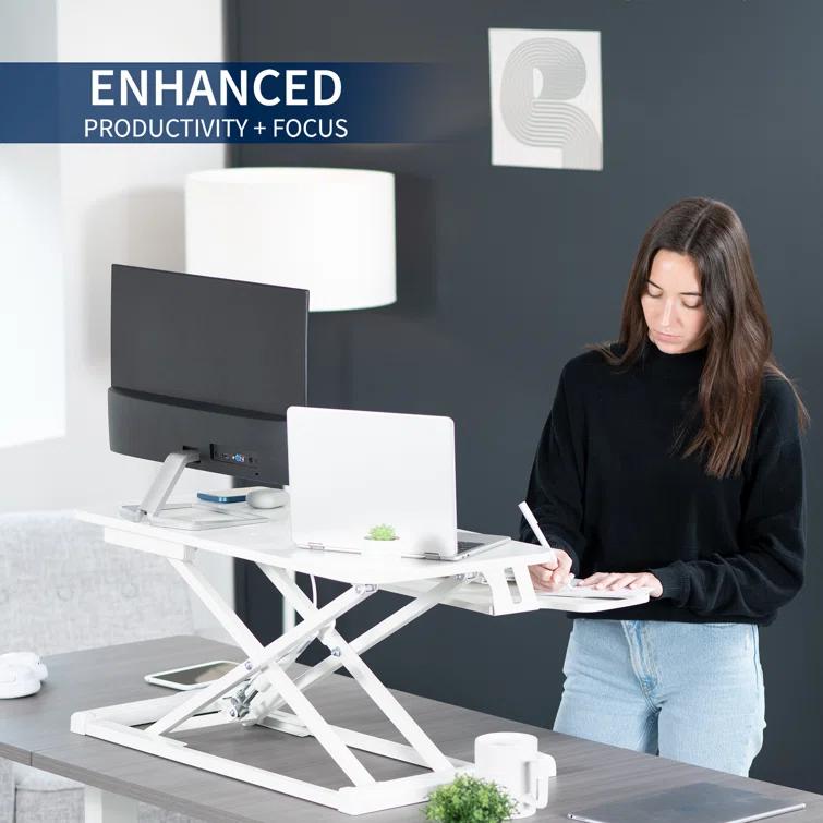 VIVO Height Adjustable Standing Desk Converter (DESK-V000K Series)