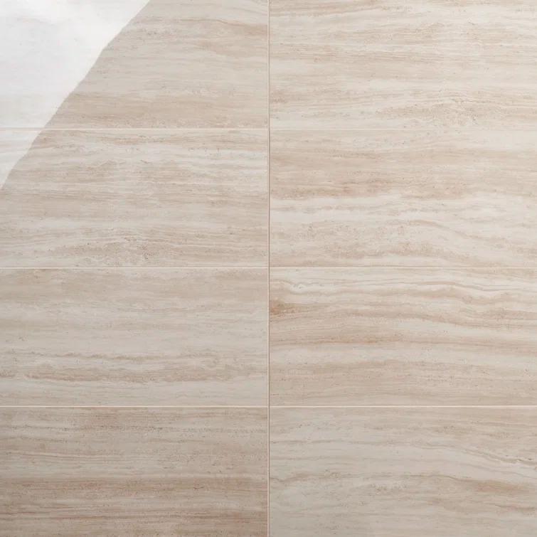Roswell 11.72 in. x 23.69 in. Polished Porcelain Floor and Wall Tile (15.5 Sq. Ft. / Case)