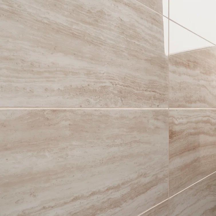 Roswell 11.72 in. x 23.69 in. Polished Porcelain Floor and Wall Tile (15.5 Sq. Ft. / Case)
