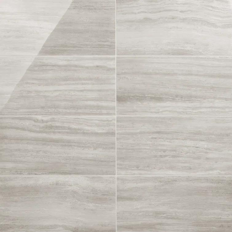 Roswell 11.72 in. x 23.69 in. Polished Porcelain Floor and Wall Tile (15.5 Sq. Ft. / Case)