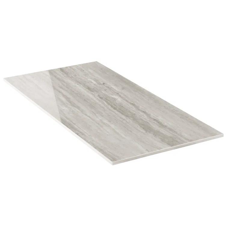 Roswell 11.72 in. x 23.69 in. Polished Porcelain Floor and Wall Tile (15.5 Sq. Ft. / Case)
