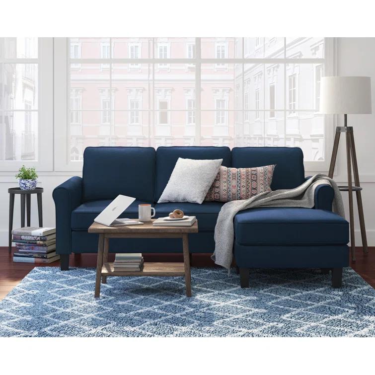 Serta Harmon Upholstered Reversible Sectional Sofa and Chaise