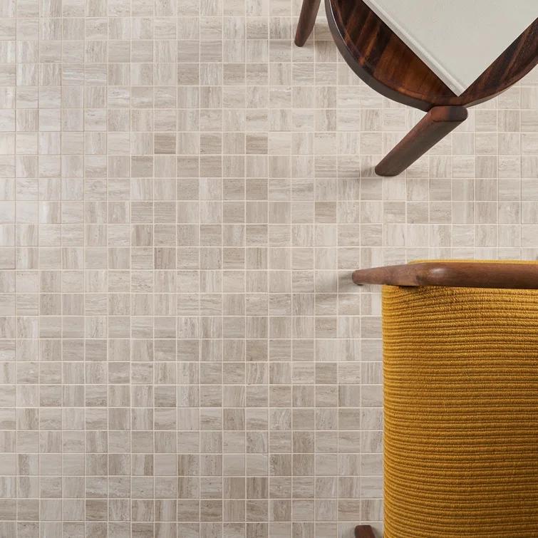 Roswell 12" x 12" Porcelain Mosaic Sheet Wall & Floor Tile (0.96 Sq. Ft. / Each)