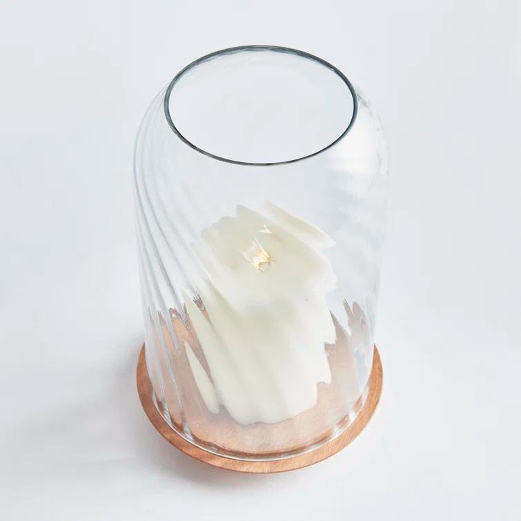 Plum & Post Nira Hurricane Candle Holder Large