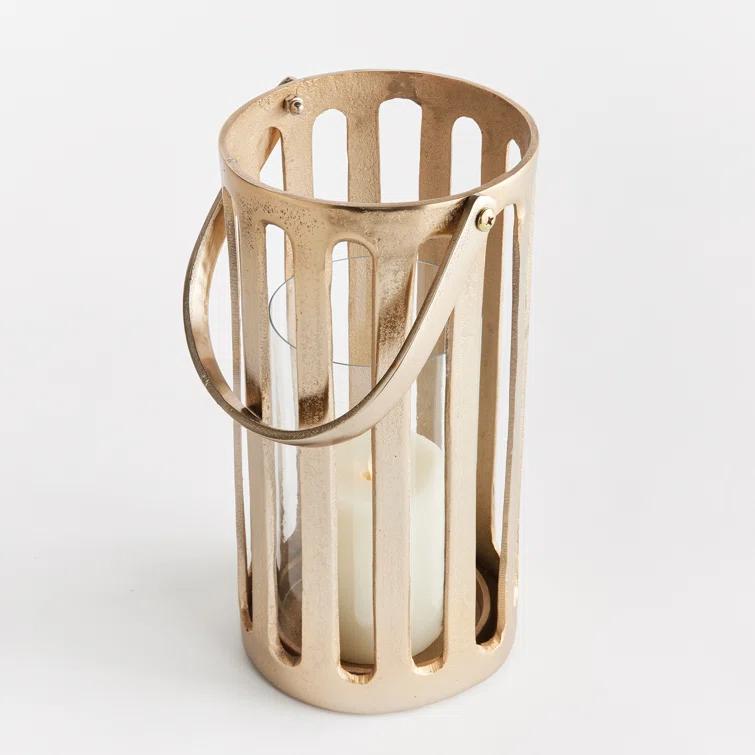 Plum & Post Huxley Hurricane Candle Holder Short