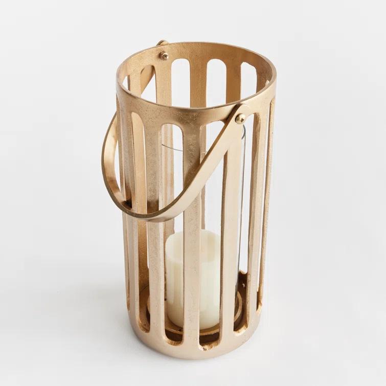 Plum & Post Huxley Hurricane Candle Holder Short