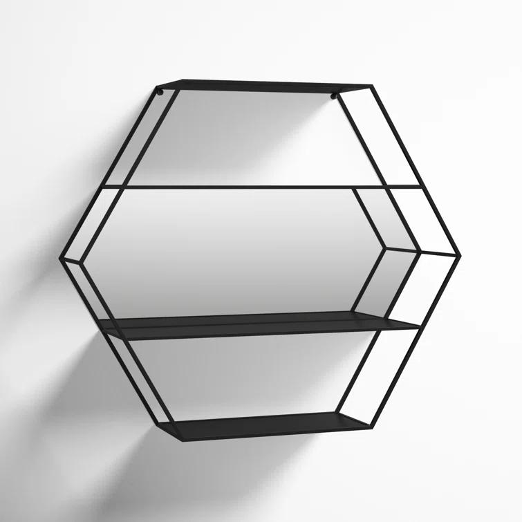 Celestia 3 Piece Hexagon Accent Shelf