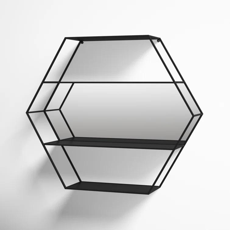 Celestia 3 Piece Hexagon Accent Shelf