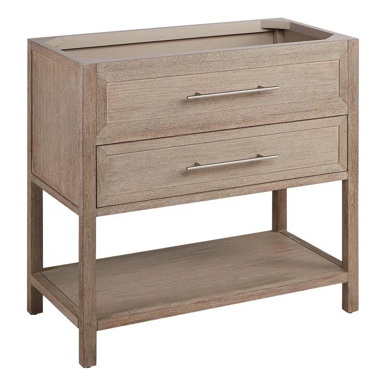 36" Robertson Single Bathroom Vanity Set with Oval Undermount Sink