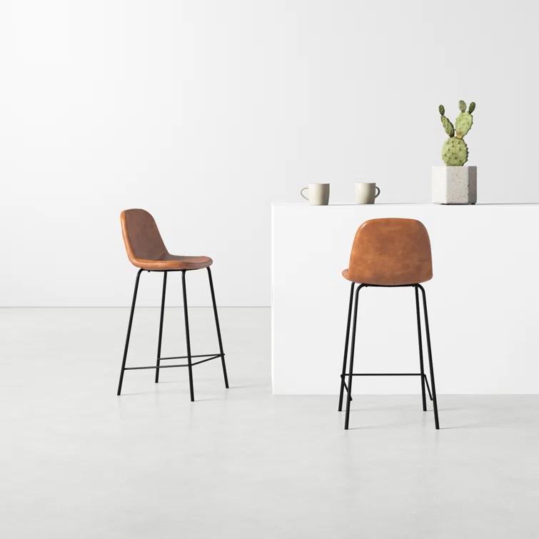 Kody Vegan Leather Bar & Counter Stool