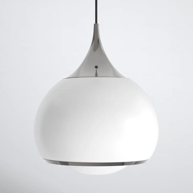 Kegan Single Light Glass Dimmable Pendant