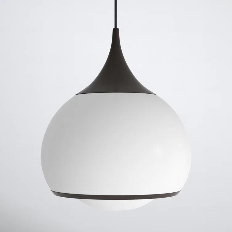 Kegan Single Light Glass Dimmable Pendant