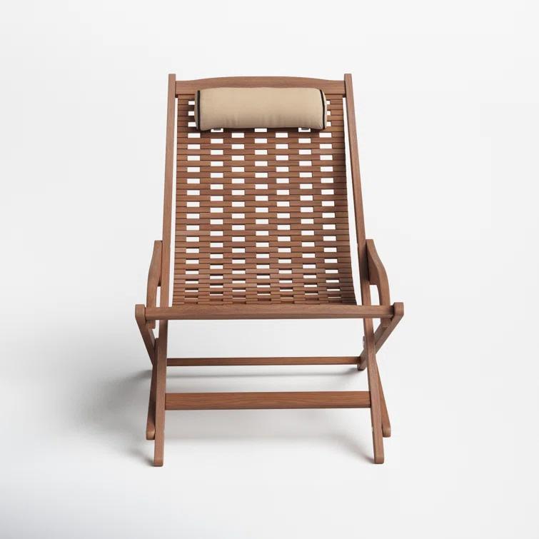 Fleur Eucalyptus Outdoor Lounge Chair with Cushion