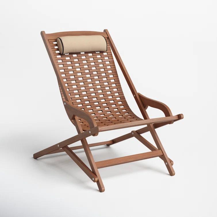 Fleur Eucalyptus Outdoor Lounge Chair with Cushion
