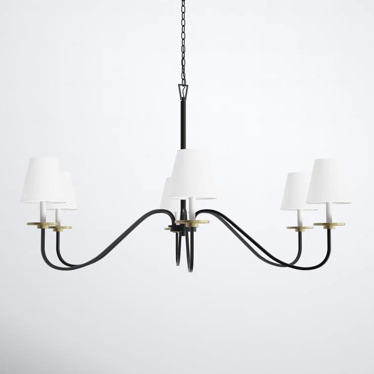 Cloverdale 6 - Light Dimmable Traditional Chandelier