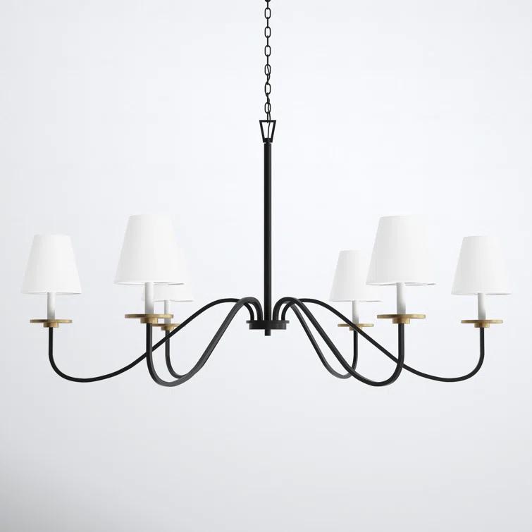 Cloverdale 6 - Light Dimmable Traditional Chandelier