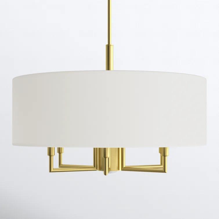 Moonlighter 7 Light Metal Dimmable Drum Chandelier