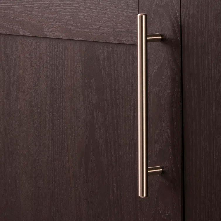 Bar Pull Kitchen Cabinet Handles, Solid Core Drawer Pulls for Cabinet Doors, 6-5/16" (160mm)