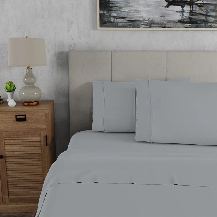 Brushed Cotton Blend Lightweight Sheet Set