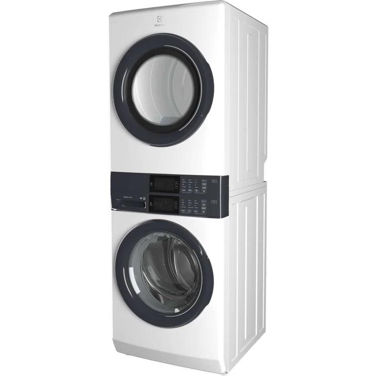 Electrolux Washer & Dryer Set with Stackable 4.4 Cubic Feet Front Load Washer and 8 Cubic Feet Dryer with Stacking Kit