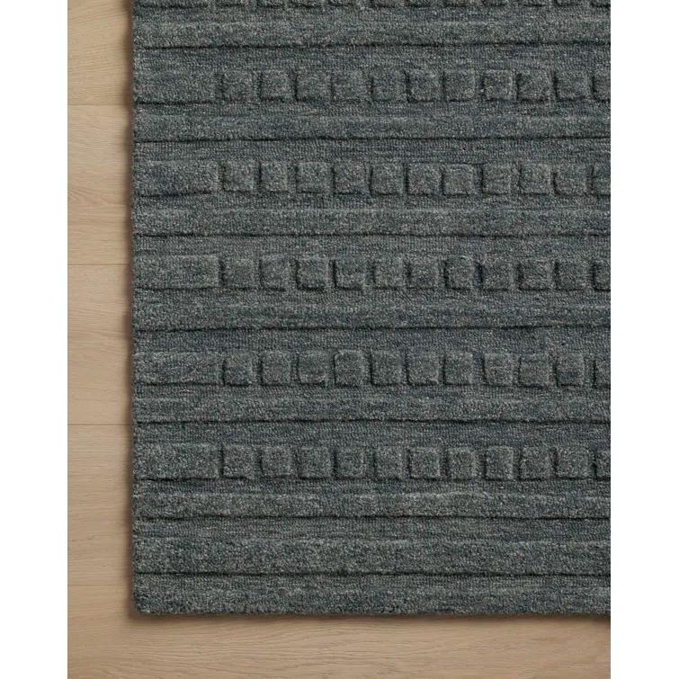 Bradley III Hand-Tufted Wool Rug by Chris Loves Julia x Loloi - Teal / 9'3" x 13'