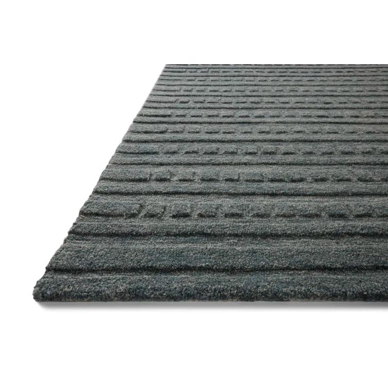 Bradley III Hand-Tufted Wool Rug by Chris Loves Julia x Loloi - Teal / 9'3" x 13'
