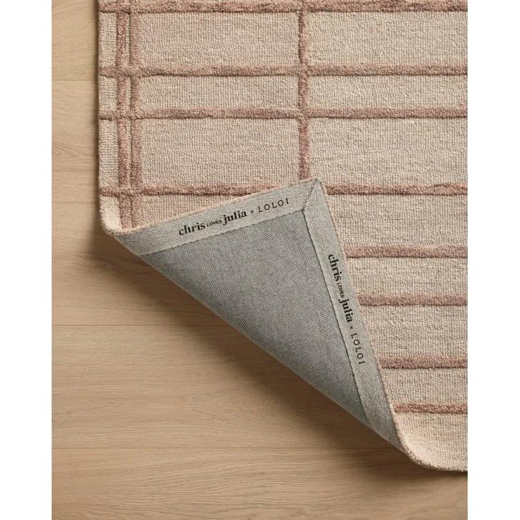 Chris Loves Julia x Loloi Bradley Rose / Blush Area Rug