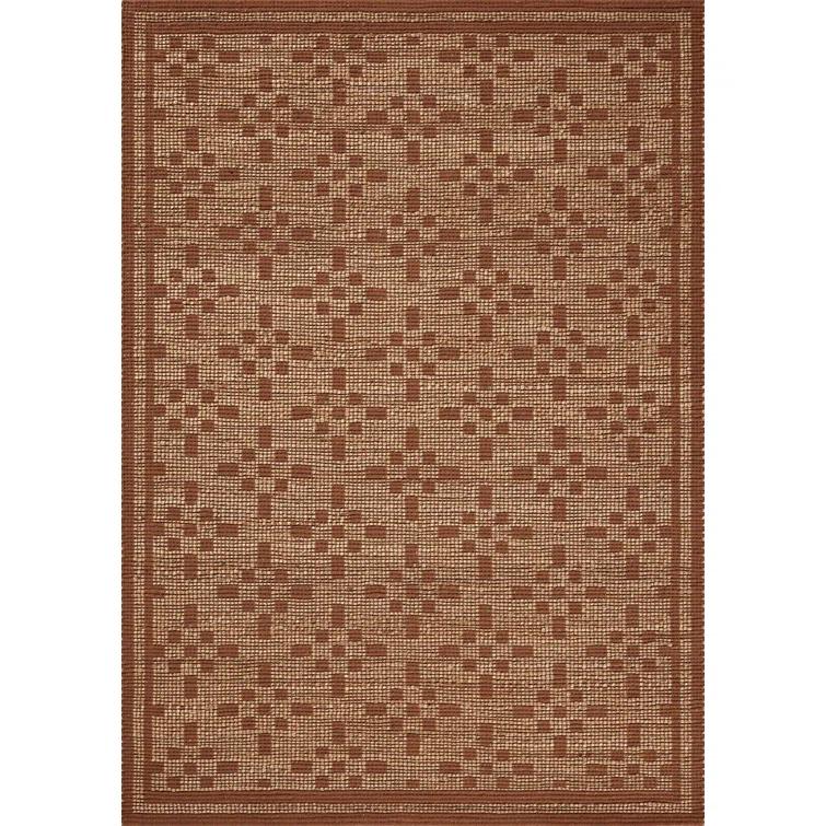 Judy II Jute-Blend Rug by Chris Loves Julia x Loloi - Natural and Spice / 3'6" x 5'6"