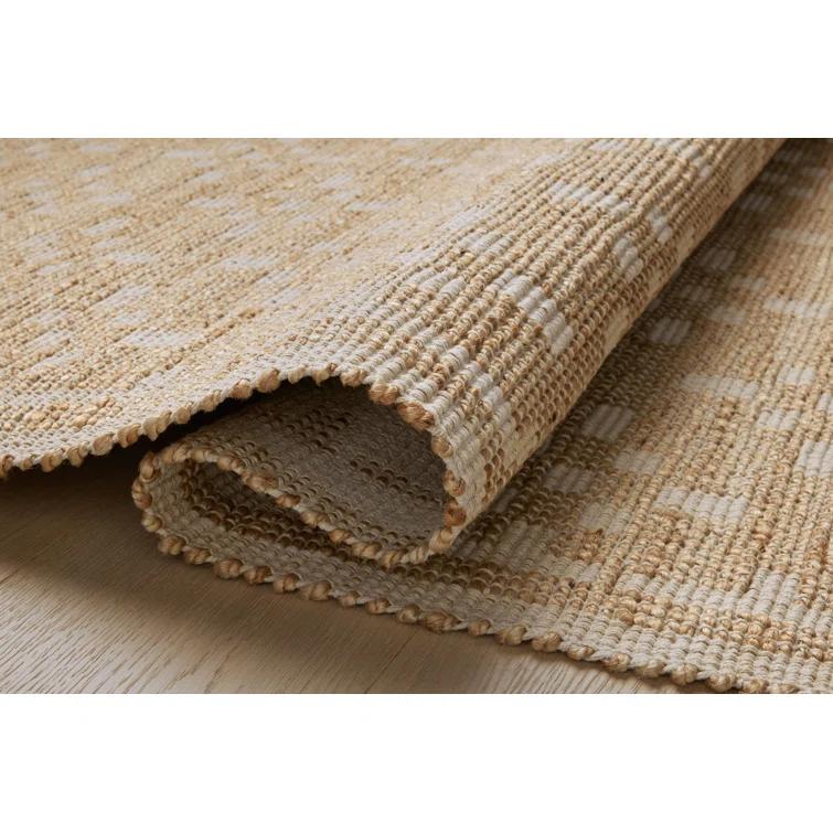 Judy II Jute-Blend Rug by Chris Loves Julia x Loloi - Natural and Ivory / 2'6" x 7'6" Runner