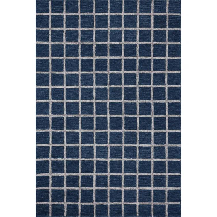 Chris Loves Julia x Loloi Polly Navy / Silver Area Rug