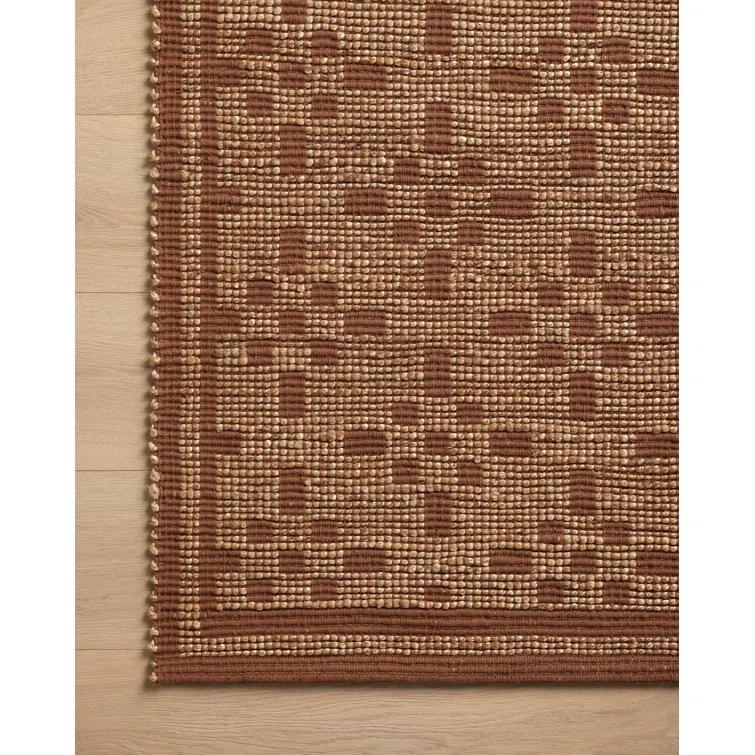 Judy II Jute-Blend Rug by Chris Loves Julia x Loloi - Natural and Spice / 2'6" x 7'6" Runner
