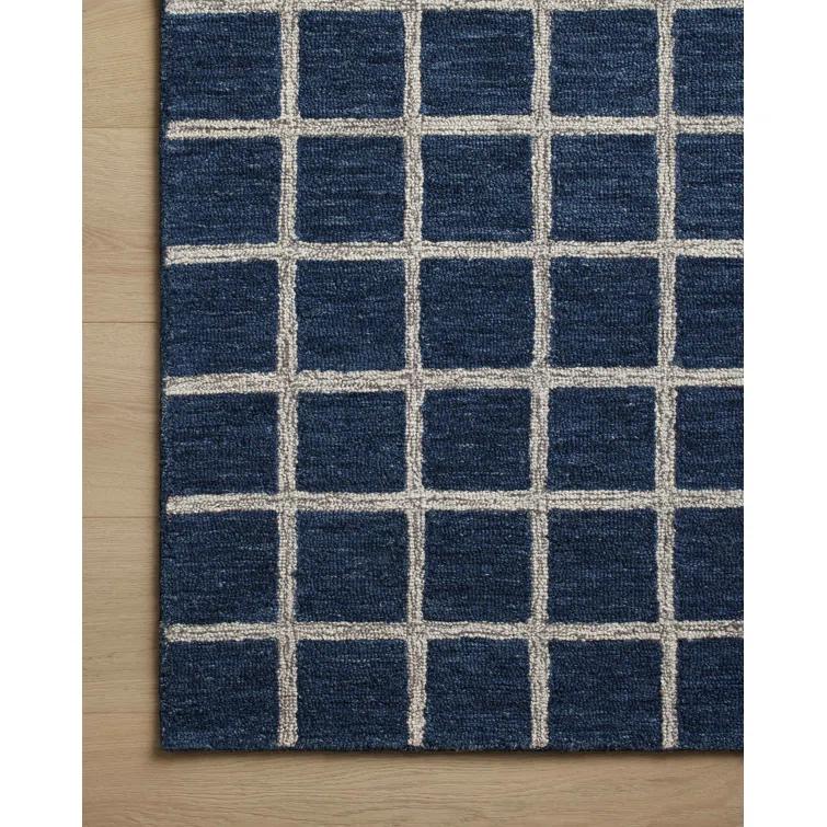 Chris Loves Julia x Loloi Polly Navy / Silver Area Rug