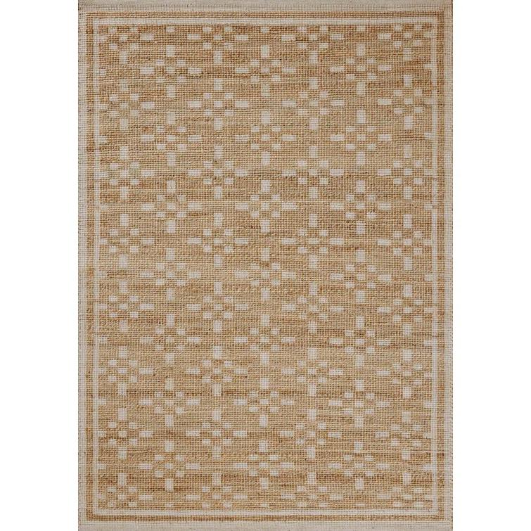 Judy II Jute-Blend Rug by Chris Loves Julia x Loloi - Natural and Ivory / 3'6" x 5'6"
