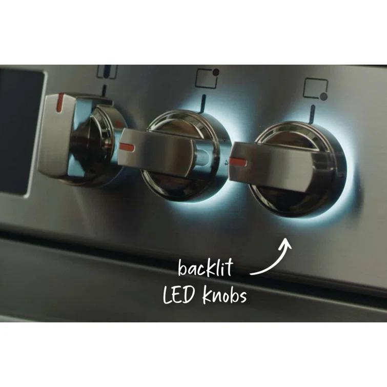 Frigidaire Gallery Frigidaire Gallery 30" 4.6 Cubic Feet Smart Dual Fuel Free Standing Range with 6 Burners GCFD3661AF