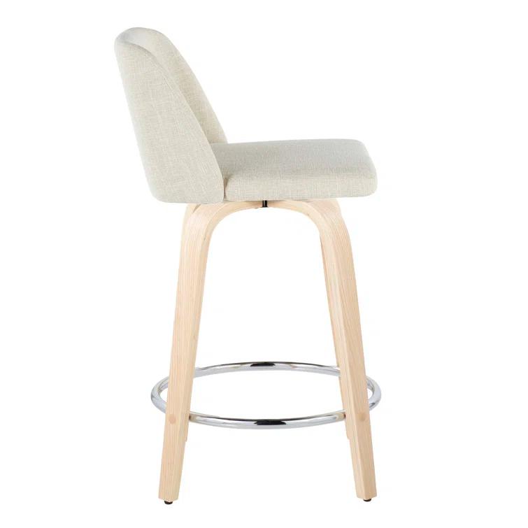 Swivel Upholstered Counter Stool