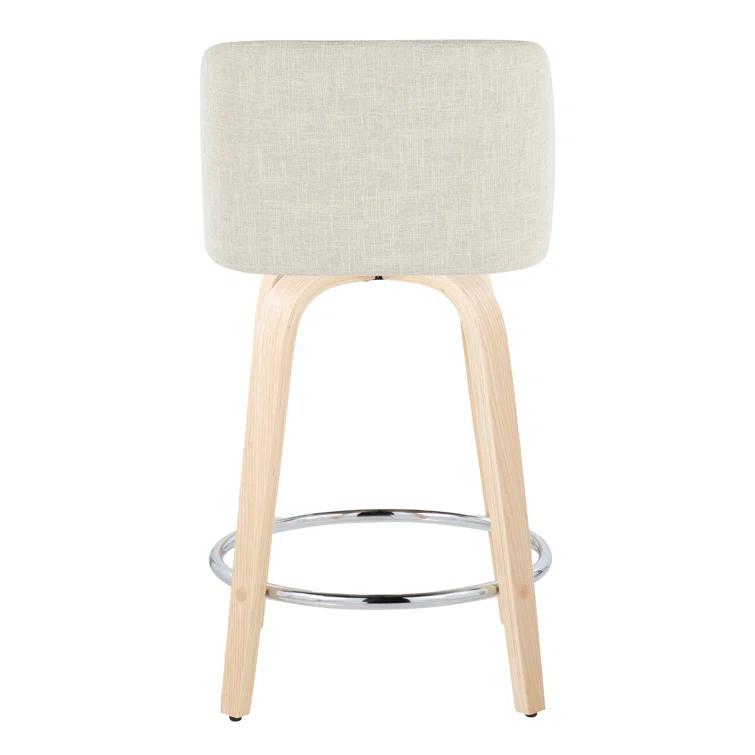 Swivel Upholstered Counter Stool