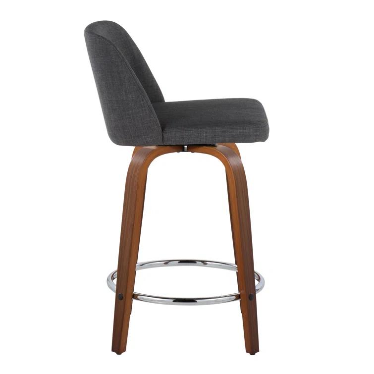 Swivel Upholstered Counter Stool