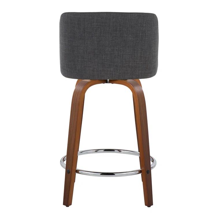 Swivel Upholstered Counter Stool