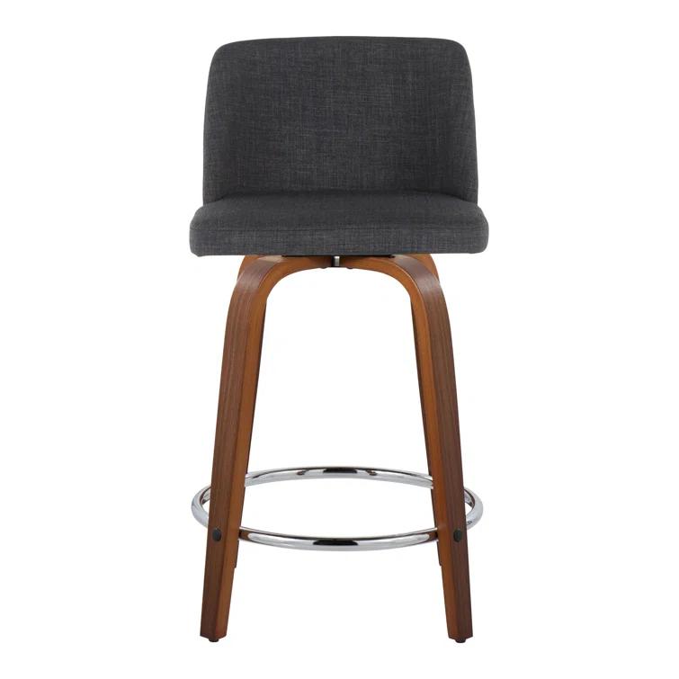 Swivel Upholstered Counter Stool