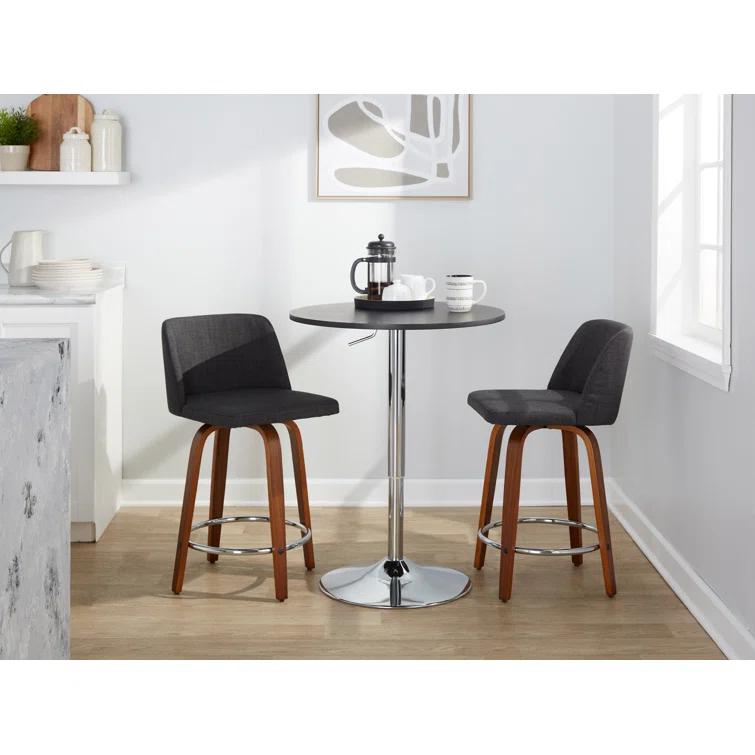 Swivel Upholstered Counter Stool