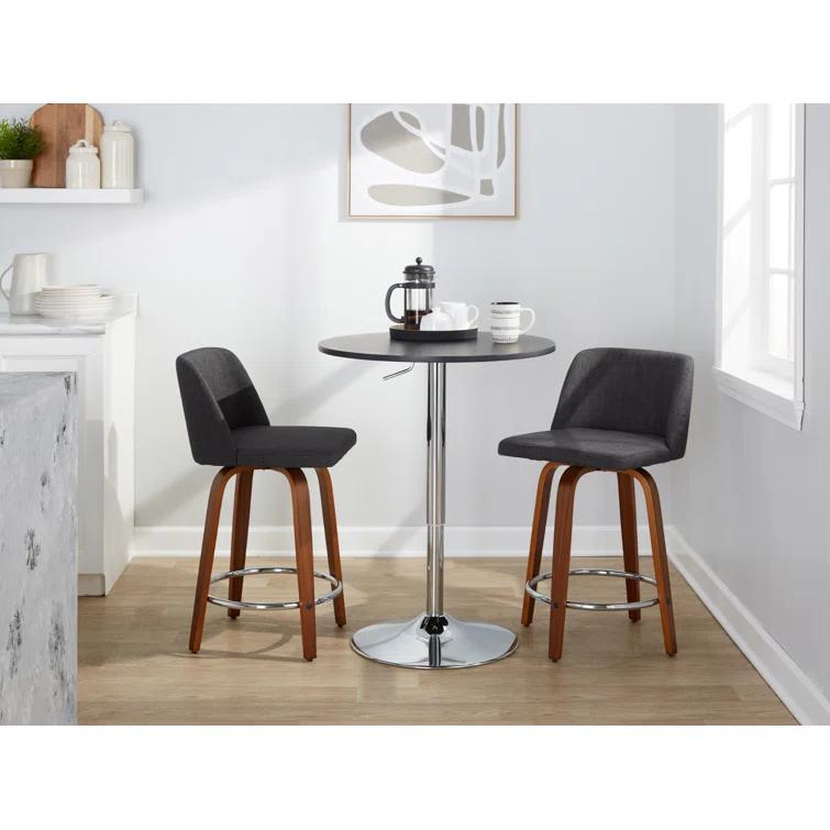 Swivel Upholstered Counter Stool