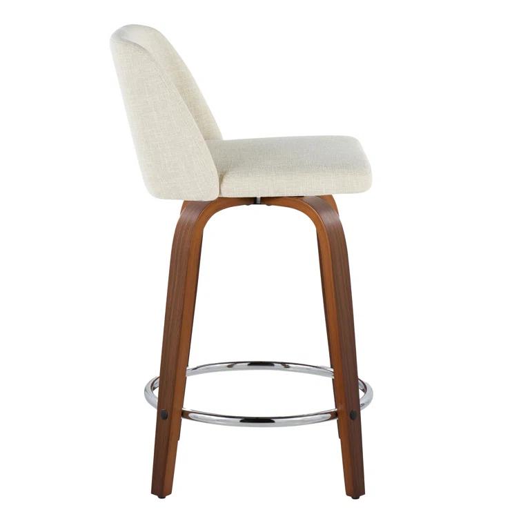 Swivel Upholstered Counter Stool
