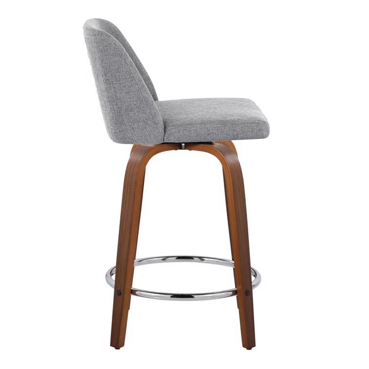 Swivel Upholstered Counter Stool